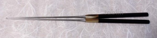 Photo5: Moribashi Chopsticks ebony octagon Sakai Takayuki Japanese sushi chef tools