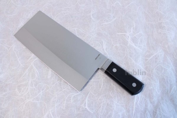 Photo3: SAKAI TAKAYUKI CHINESE CLEAVER KNIFE N08 INOX Special stainless steel 