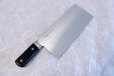 Photo2: SAKAI TAKAYUKI CHINESE CLEAVER KNIFE N08 INOX Special stainless steel  (2)