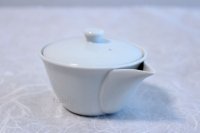 Banko yaki Japanese tea pot kyusu white hohin ceramic tea strainer 150ml