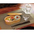 Photo1: Japanese Bento Lunch Box Serving Plate tray Natural white wood soramame (1)