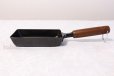 Photo4: Japanese Tamagoyaki Omelette Egg Frying Pan wooden handle wahei 15 made in Japan (4)