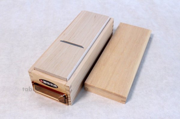 Photo1: Japanese Wooden Dried Bonito Original Content Katsuobushi Shaver Plane Box