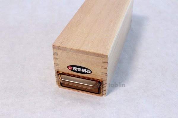 Photo3: Japanese Wooden Dried Bonito Original Content Katsuobushi Shaver Plane Box