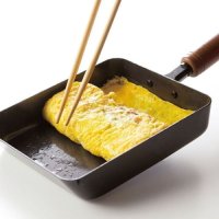 Japanese Tamagoyaki Omelette Egg Frying Pan wooden handle Wahei made in Japan