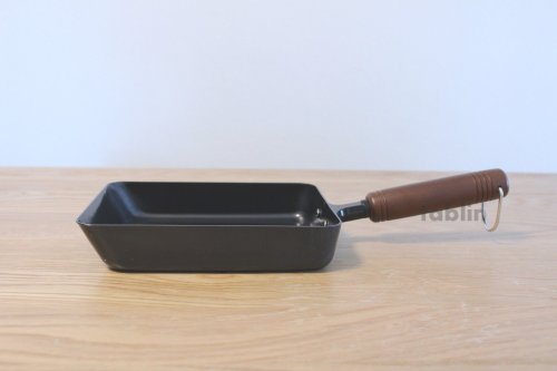 Other Images1: Japanese Tamagoyaki Omelette Egg Frying Pan wooden handle Wahei made in Japan