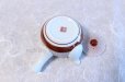 Photo5: Kutani Porcelain Japanese tea pot 500ml akaami red (5)