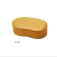 Photo2: Japanese Bento Lunch Box Serving Plate tray Natural white wood soramame (2)
