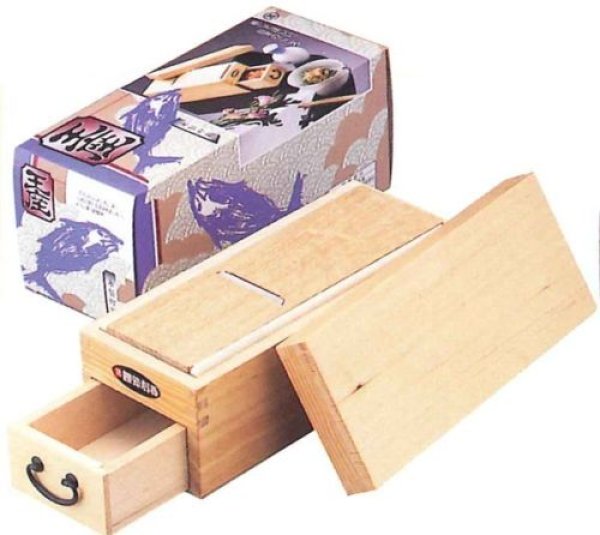 Photo3: Japanese Dried Bonito Original Content Katsuobushi Shaver Plane wood Box gyoku