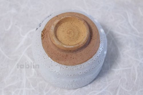 Other Images2: Mino ware Japanese pottery matcha chawan tea bowl toga haku plum noten