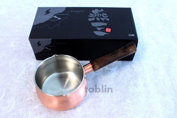 Photo2: Wahei Pure Copper Japanese Milk pan 750ml