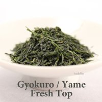 High class Japanese green tea leaves Gyokuro Fresh top in Yame Fukuoka 90g