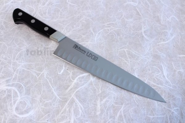 Photo1: Misono UX10 SWEDEN STAINLESS Kitchen Japanese Knife salmon dimple Gyuto chef