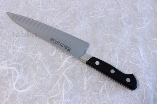 Photo5: Misono UX10 SWEDEN STAINLESS Kitchen Japanese Knife salmon dimple Gyuto chef
