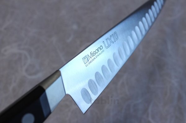Photo2: Misono UX10 SWEDEN STAINLESS Kitchen Japanese Knife salmon dimple Gyuto chef