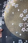 Photo3: Noren CSMO Japanese door curtain Sakura with moonlight gray 85 x 150cm