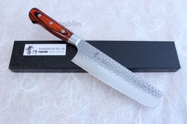 Photo4: SAKAI TAKAYUKI hammered Damascus 33 layer VG-10 Japanese knife any type