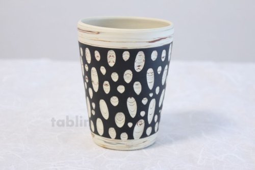 Other Images2: Tokoname Japanese pottery mug cup black Kenji kiln H10.5cm