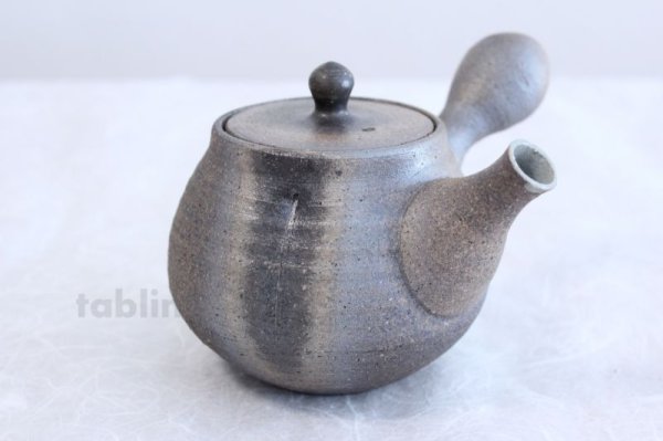 Photo2: Shigaraki pottery Japanese tea pot kyusu Ibushi pottery tea strainer 550ml