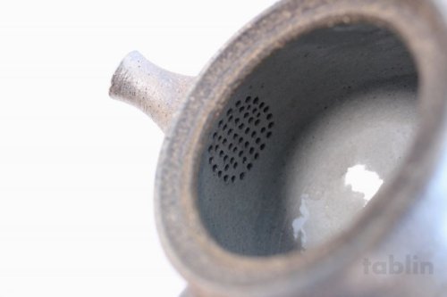 Other Images1: Shigaraki pottery Japanese tea pot kyusu Ibushi pottery tea strainer 550ml