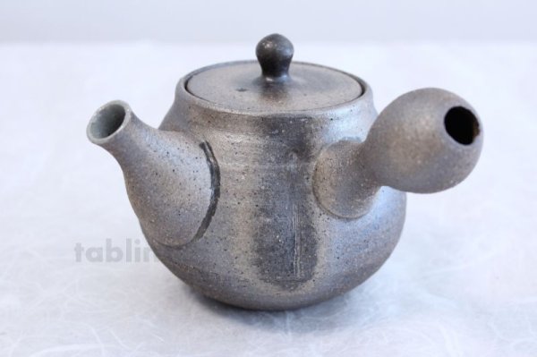 Photo3: Shigaraki pottery Japanese tea pot kyusu Ibushi pottery tea strainer 550ml