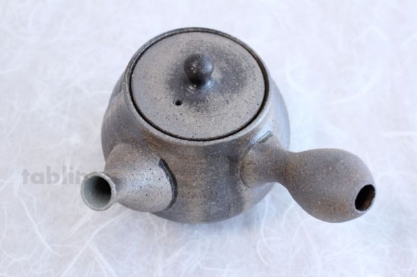 Photo4: Shigaraki pottery Japanese tea pot kyusu Ibushi pottery tea strainer 550ml