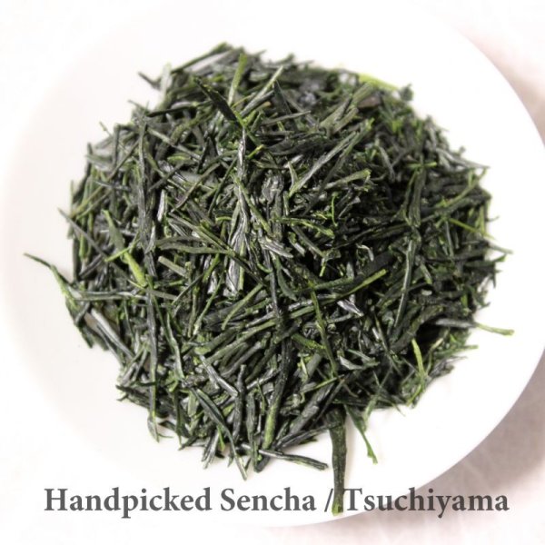 Photo1: Handpicked Sencha High class Japanese green tea in Tsuchiyama Shiga 100g