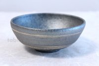 Shigaraki pottery Japanese soup noodle serving bowl Ginsai line D140mm