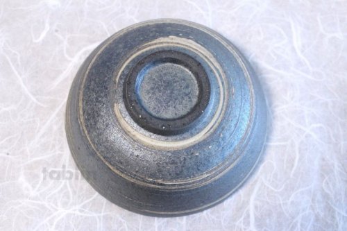 Other Images3: Shigaraki pottery Japanese soup noodle serving bowl Ginsai line D140mm