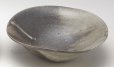 Photo1: Shigaraki pottery Japanese soup noodle serving bowl hai tawami D215mm (1)