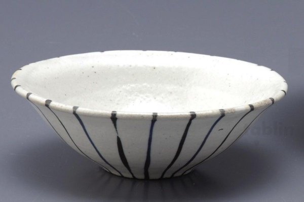 Photo1: Shigaraki pottery Japanese soup noodle serving bowl modan togusa hira D155mm