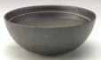 Photo3: Shigaraki pottery Japanese soup noodle serving bowl black sai D200mm (3)