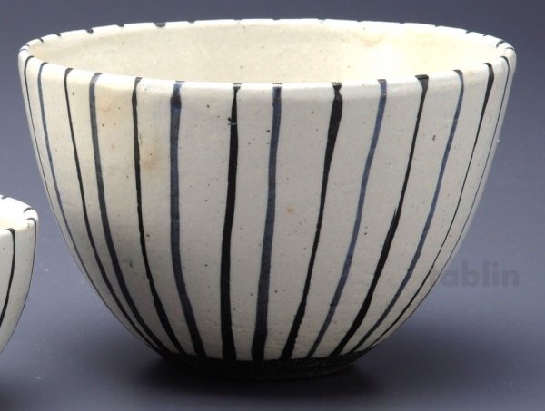 Photo1: Shigaraki pottery Japanese soup noodle serving bowl modan togusa D160mm