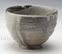 Shigaraki pottery Japanese soup noodle serving bowl yuraku cha D125mm