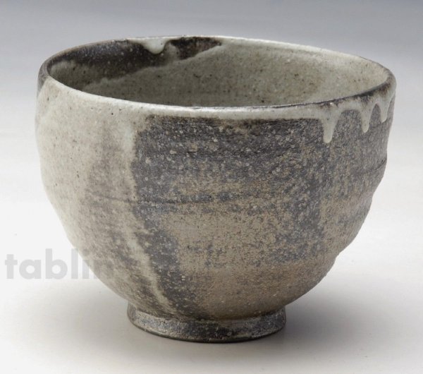 Photo1: Shigaraki pottery Japanese soup noodle serving bowl yuraku cha D125mm