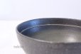 Photo5: Shigaraki pottery Japanese soup noodle serving bowl black sai D200mm (5)