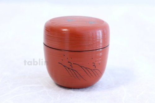Other Images3: Tea Caddy Japanese Natsume Echizen Urushi lacquer Matcha container hakeme bird