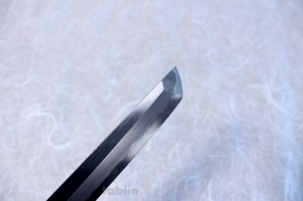 Photo5: SAKAI TAKAYUKI Japanese knife Byakko Yasuki White-1 steel Sakimaru Takohiki (Sashimi)