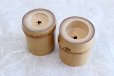 Photo3: Japanese Bamboo Futaoki for tea ceremony Yasaburo Suikaen Furo and Ro set of 2