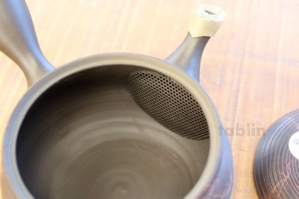 Photo3: Tokoname YT ware Japanese tea pot Gyokko ceramic tea strainer yohen syudei 300ml