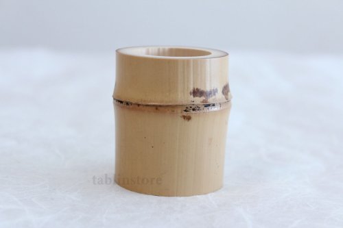 Other Images1: Japanese Bamboo Futaoki for tea ceremony Yasaburo Suikaen Furo and Ro set of 2