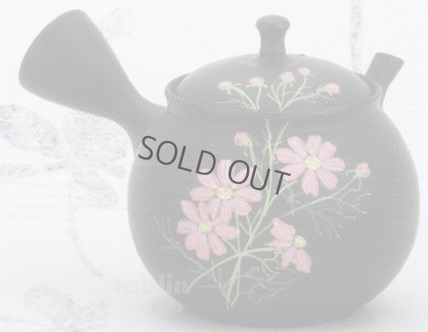 Photo5: Tokoname ware Japanese tea pot kyusu ceramic strainer YT Shoryu cosmos 300ml