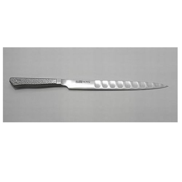 Photo1: Glestain all stainless Japanese knife dimple blade Proty S slim type any size