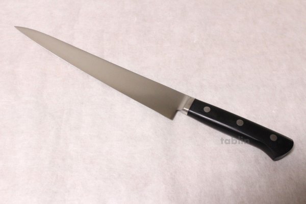 Photo3: MASAHIRO Japanese Knife MV honyaki Sujihiki slicer any size