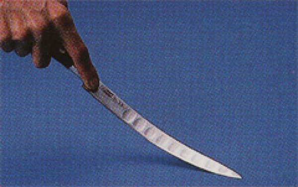 Photo3: Glestain all stainless Japanese knife dimple blade Proty S slim type any size