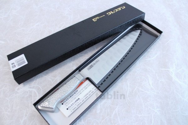 Photo2: Glestain all stainless Japanese knife dimple blade Gyuto chef any size