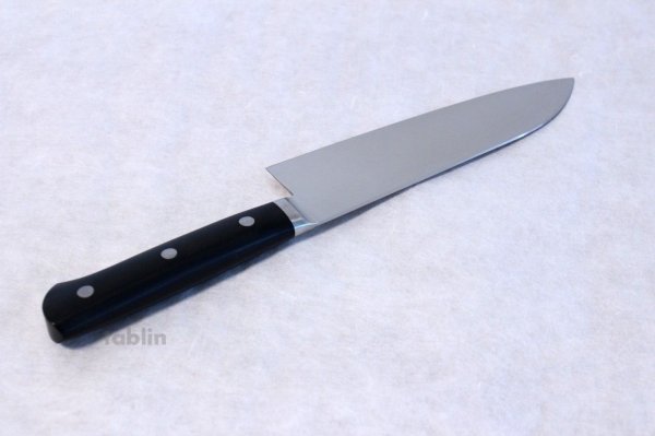 Photo3: MASAHIRO Japanese Knife MV-honyaki Santoku 175mm