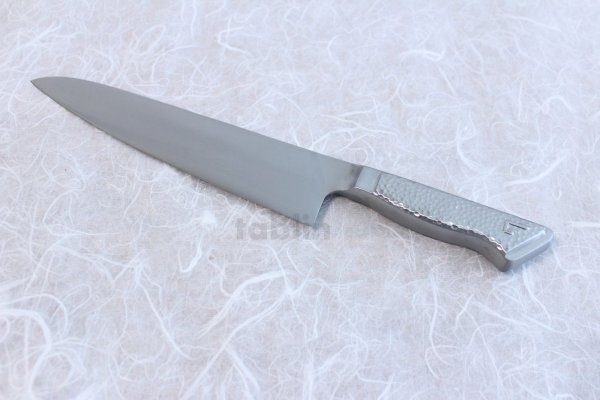 Photo4: Glestain all stainless Japanese knife dimple blade Gyuto chef any size