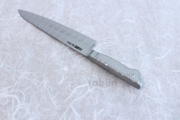 Photo3: Glestain all stainless Japanese knife dimple blade Gyuto chef any size