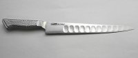Glestain all stainless Japanese knife dimple blade Sujihiki Slicer any size